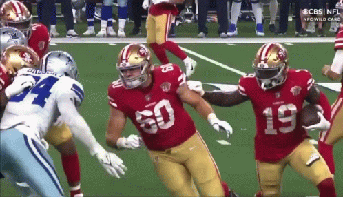 San Francisco Niners Flaming Game GIF