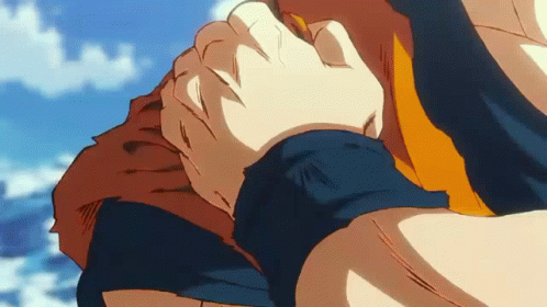 San Goku Spirit Bomb Impact GIF