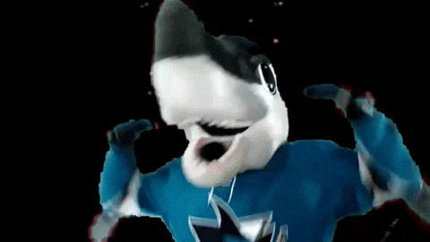 San Jose Sharkie It Is My Birthday GIF