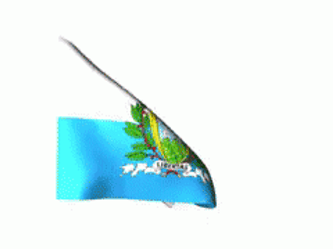 San Marino National Flag Waving GIF