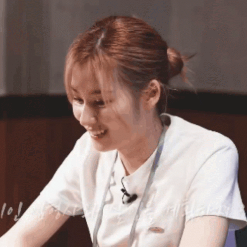 Sana Looking Around Nervously GIF