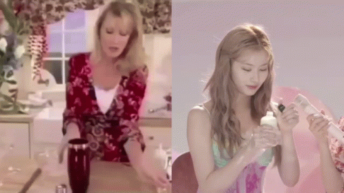 Sandra And Sana Twice Two Shots Of Vodka GIF