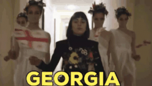 Sandra Gadelia Holding Gerogia Banner GIF