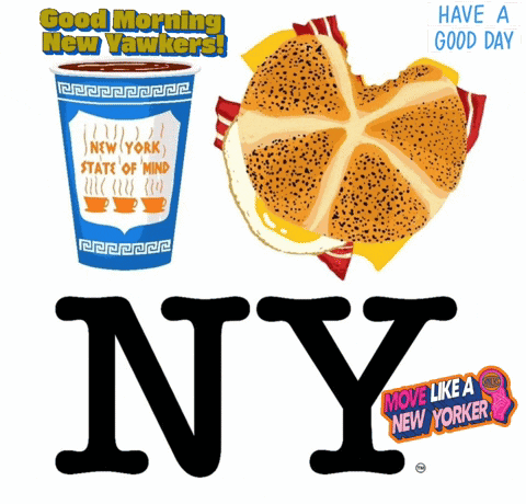 Sandwich And Coffee Good Morning New Yawkers GIF