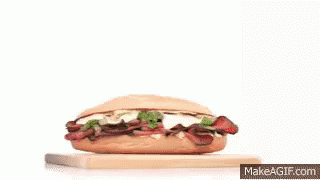 Sandwich on Wooden Cutting Board
