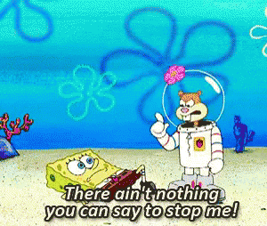 Sandy And Spongebob Cant Stop Wont Stop GIF