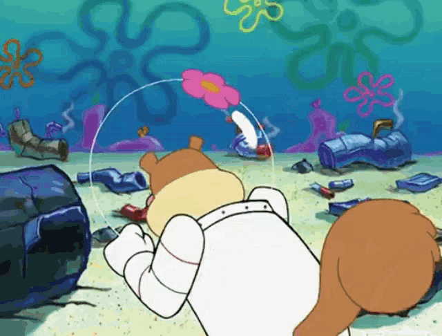 Sandy Cheeks Smile Gif GIF