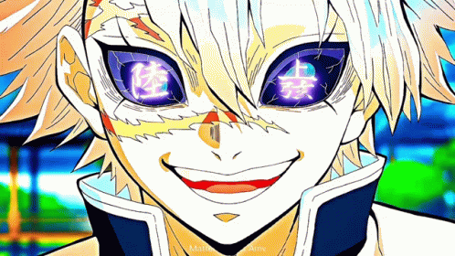 Sanemi Raging Eyes Wanting To Fight GIF