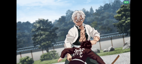 Sanemi Shinazugawa Trained Tanjiro GIF