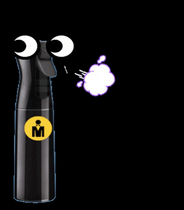 Mini Austin Spray Bottle GIF
