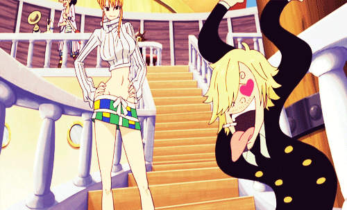 Sanji Inlove With Nami One Piece GIF