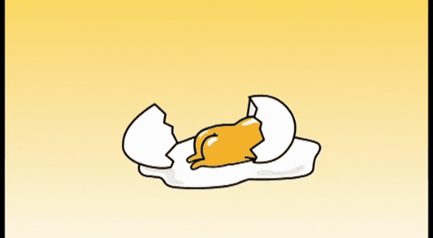 Sanrio Gudetama Kawaii Egg GIF