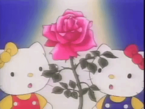 Sanrio Hello Kitty And Mimmy Rose GIF