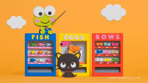 Sanrio Keroppi Fishing GIF
