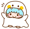 Sanrio Little Twin Stars Sticker GIF