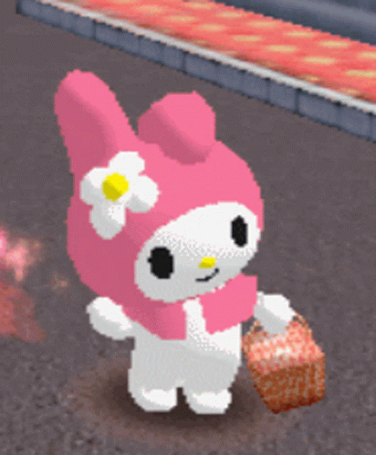 Sanrio My Melody Basket GIF