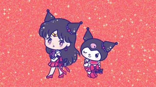 Sanrio Sailor Mars Kuromi GIF