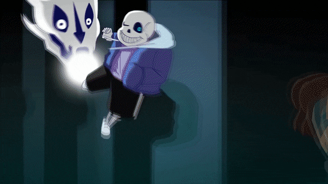 Sans From Undertale Amazing Battle Animation GIF