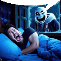 Sans Scary Sticker GIF