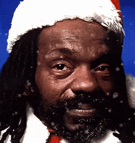 Santa Black Christmas Meme GIF