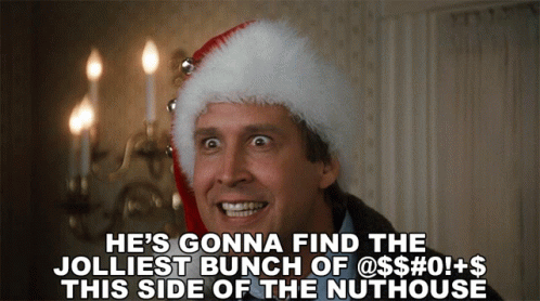 Santa Clark Griswold Christmas Lights GIF