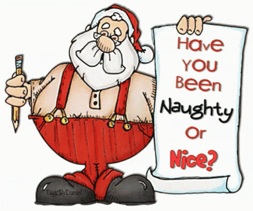 Santa Claus Been Naughty Or Nice GIF