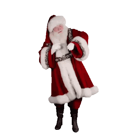 Santa Claus Dancing Hands in Pockets