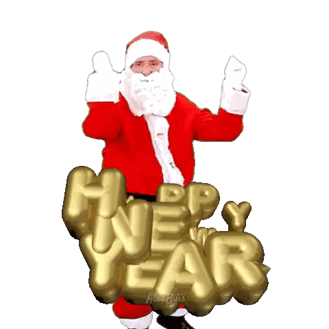 Santa Claus Giving Thumbs Up