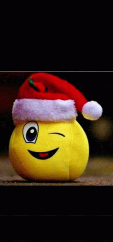 Santa Claus Good Morning Emoji GIF