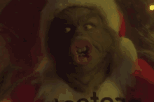 Santa Claus Grinch Meme Funny Lips GIF