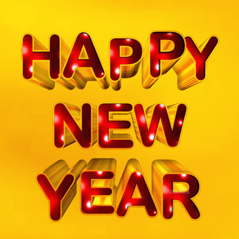 Santa Claus Happy New Year Animated GIF