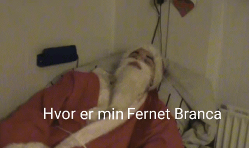 Santa Claus hvor er min fernet branca