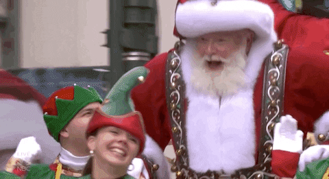 Santa Claus Macys Parade GIF