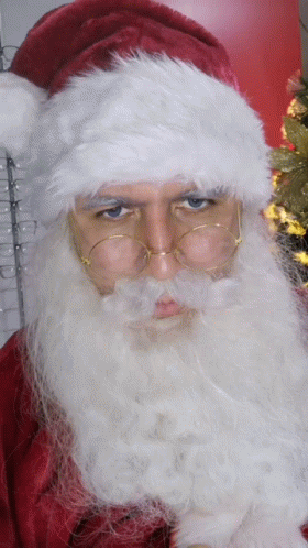 Santa Claus Watching You GIF
