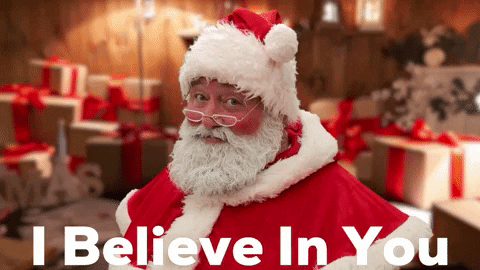 Santa Clause I Believe In You GIF