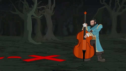 Santa Hat Man Dancing By Christmas Tree GIF