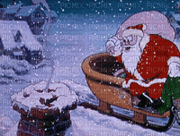 Santa In Sleigh Picmix GIF