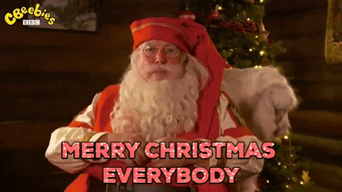 Santa Merry Christmas Eve Everybody GIF
