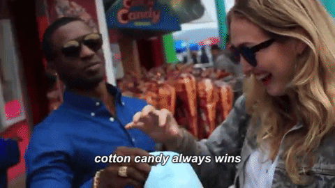 Santa Monica Cotton Candy Ray Rocz GIF