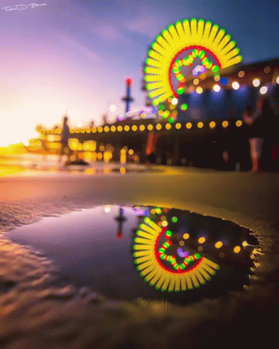 Santa Monica Ferris Wheel GIF