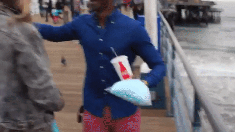 Santa Monica Music Video Dancing GIF