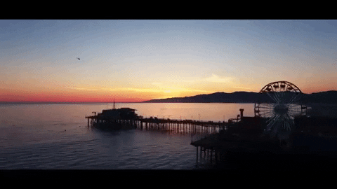 Santa Monica Pier California GIF