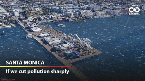 Santa Monica Sea Climate Change GIF