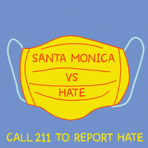 Santa Monica Vs Hate GIF