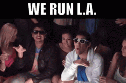 Santa Monica We Run La GIF