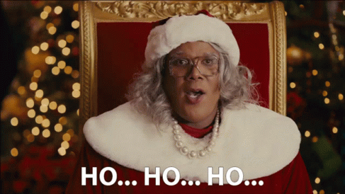 Santa Saying Ho Ho Ho