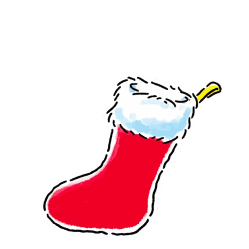 Santa Sock Holding Red Bull