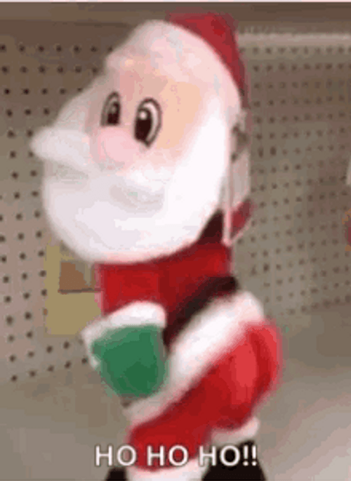 Santa Twerking In Costume GIF
