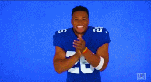 Saquon Barkley Clapping GIF