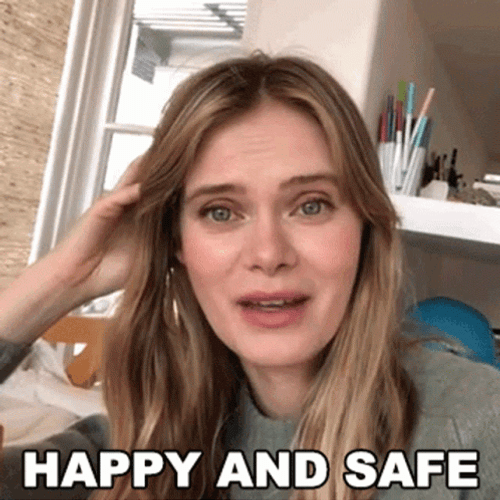 Sarah Paxton Happy And Safe GIF